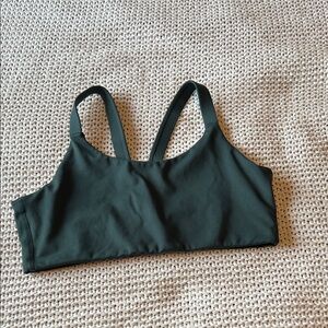 Girlfriend Collective Forest Green Sports Bra